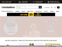 Tablet Screenshot of latostadora.com